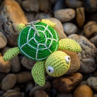 Háčkované kľúčenky – korytnačky